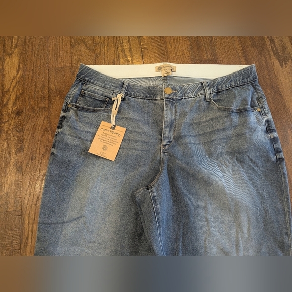 Democracy Women’s Size 22W High Rise Round up Best boyfriend Fit Jeans NWT - Picture 5 of 13
